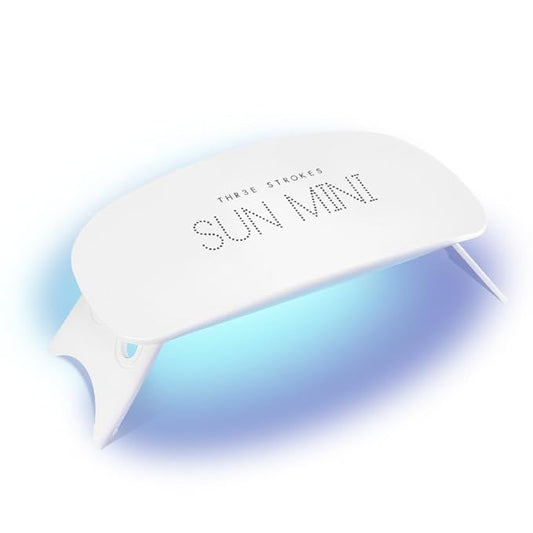THR3E STROKES Mini UV LED Nail Lamp - 6W USB Portable