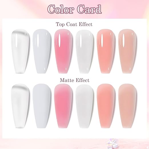 THR3E STROKES Poly Nail Gel Extension Kit (6 IN 1)