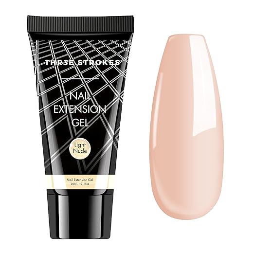 THR3E STROKES PolyGel Quick Upgrade Kit - 30ML Builder Gel for Nail Extensions