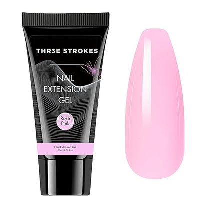 THR3E STROKES PolyGel Quick Upgrade Kit - 30ML Builder Gel for Nail Extensions