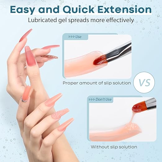 THR3E STROKES Poly Gel Kit with Slip Solution - 120ml