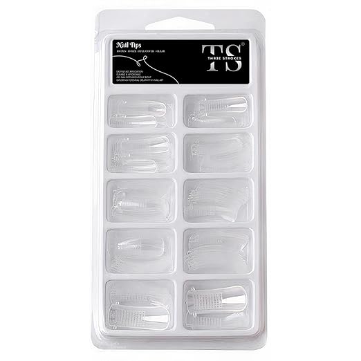 THR3E STROKES Poly Extension Gel Dual Nail Forms - 100pcs