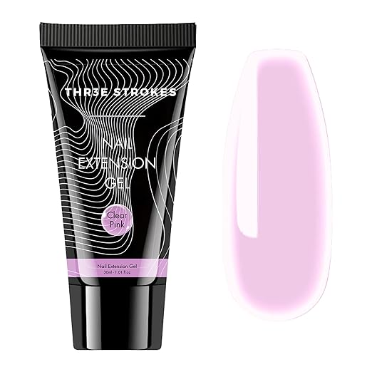 THR3E STROKES PolyGel Quick Upgrade Kit - 30ML Builder Gel for Nail Extensions