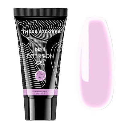 THR3E STROKES PolyGel Quick Upgrade Kit - 30ML Builder Gel for Nail Extensions