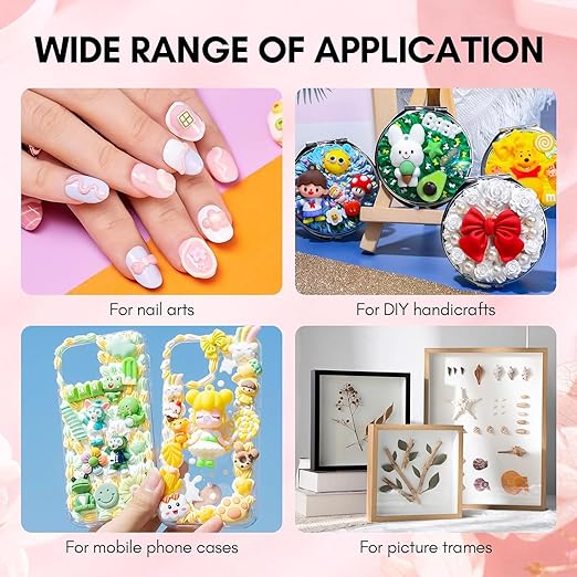 THR3E STROKES Clear 3D Sculpting Gel Nail Glue - 15g for DIY Nail Art