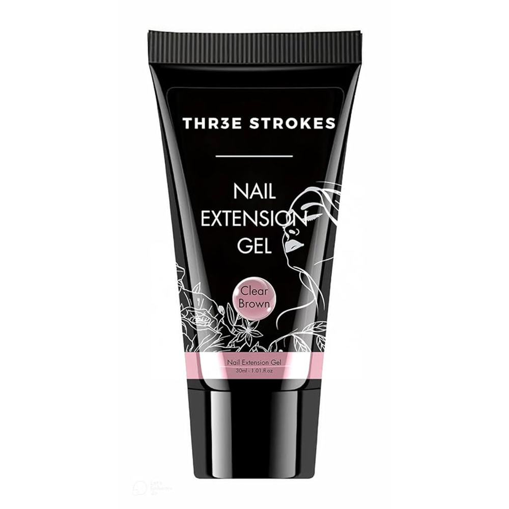 THR3E STROKES PolyGel Quick Upgrade Kit - 30ML Builder Gel for Nail Extensions